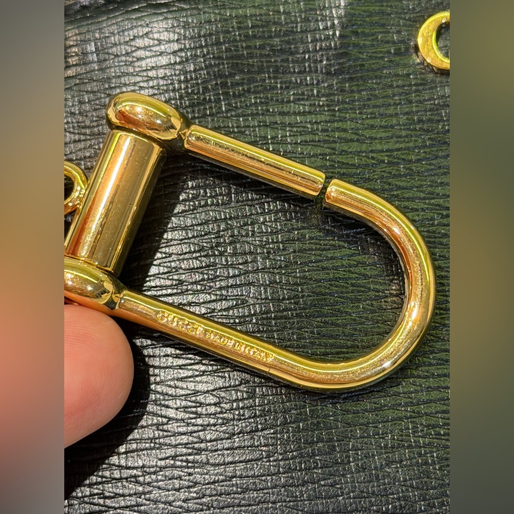 GUCCI Zip key case with script - Picture 6 of 15